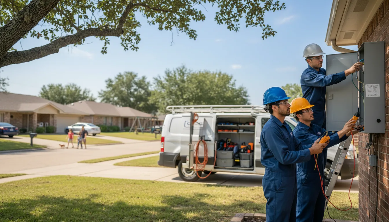 Certified electrician providing emergency electrical services in Chautauqua, KS